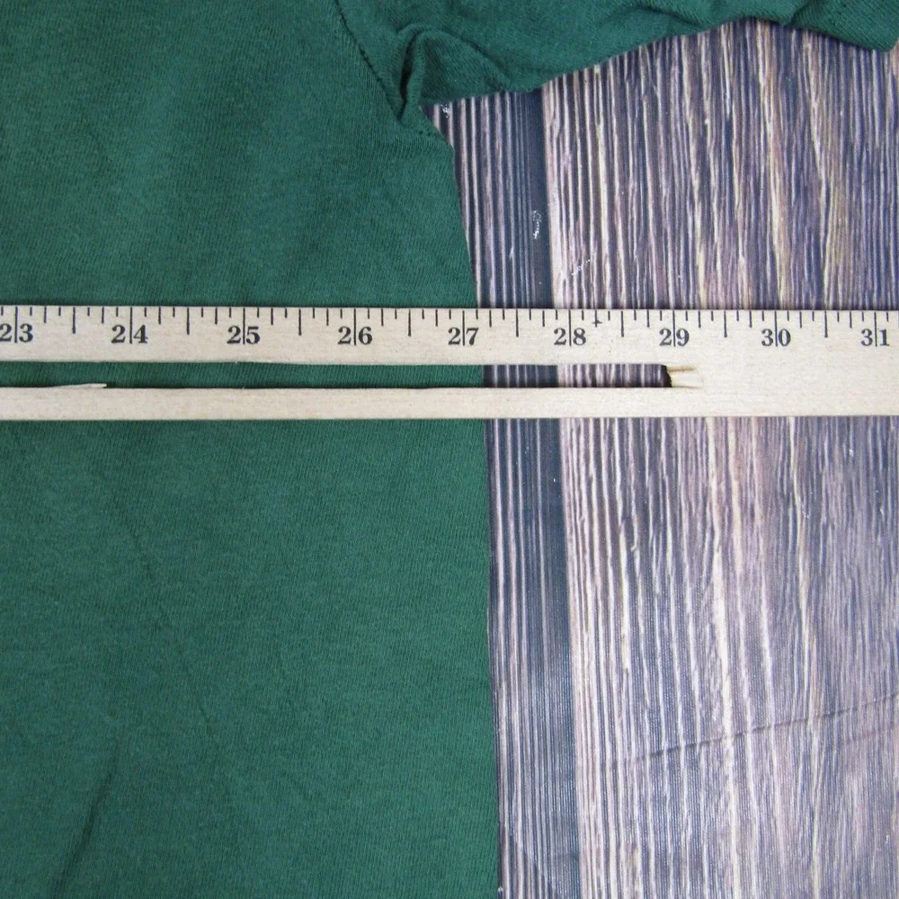 Vintage BellSouth Shirt Mens 3XL Green Hanes Beefy-T Embroidered Logo‎ 90s USA